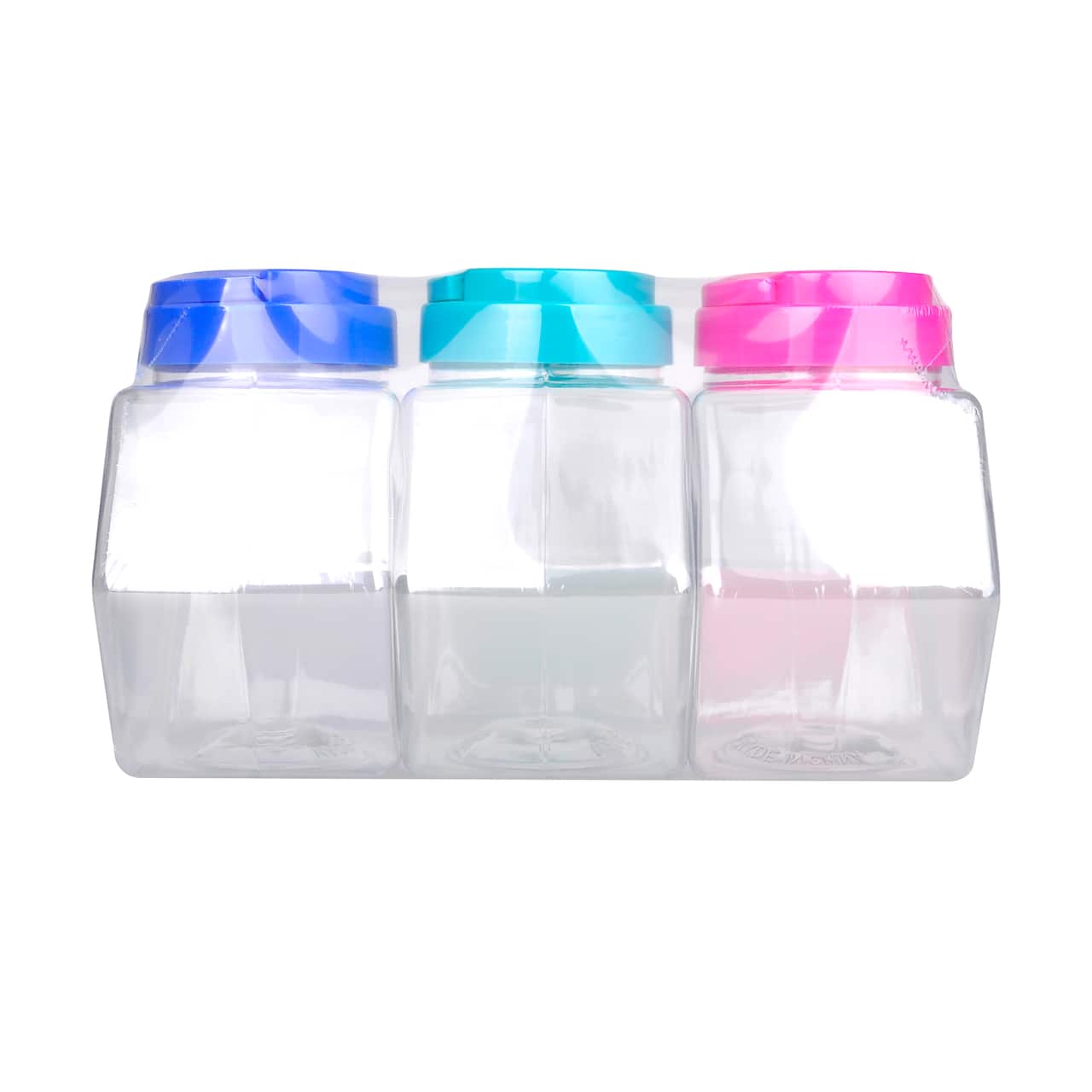 4.5&#x22; Plastic Storage Jars, 3ct. by Creatology&#x2122;